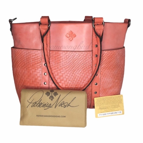 Patricia Nash Handbags - SOLD Patricia Nash Talloria Burnt Coral Tote